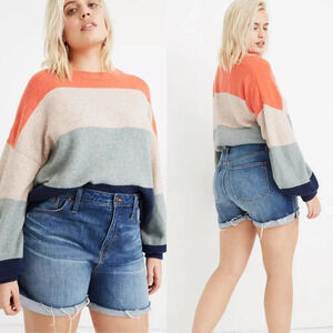 Madewell High-Rise Denim Shorts in Glenoaks Wash: Cutoff Edition Size‎ US 37